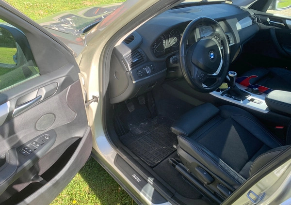 BMW X3 cena 59900 przebieg: 170000, rok produkcji 2013 z Krynki małe 121